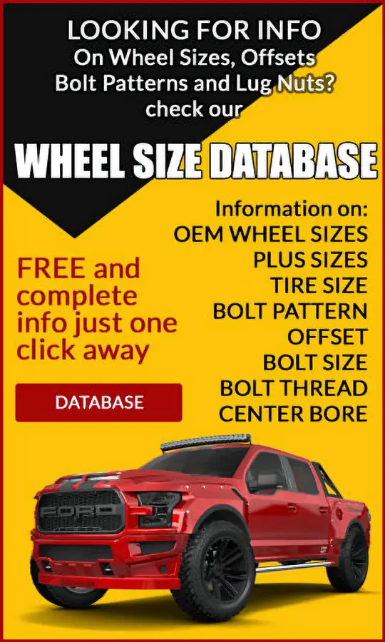 image explaining the wheel size calculator and database