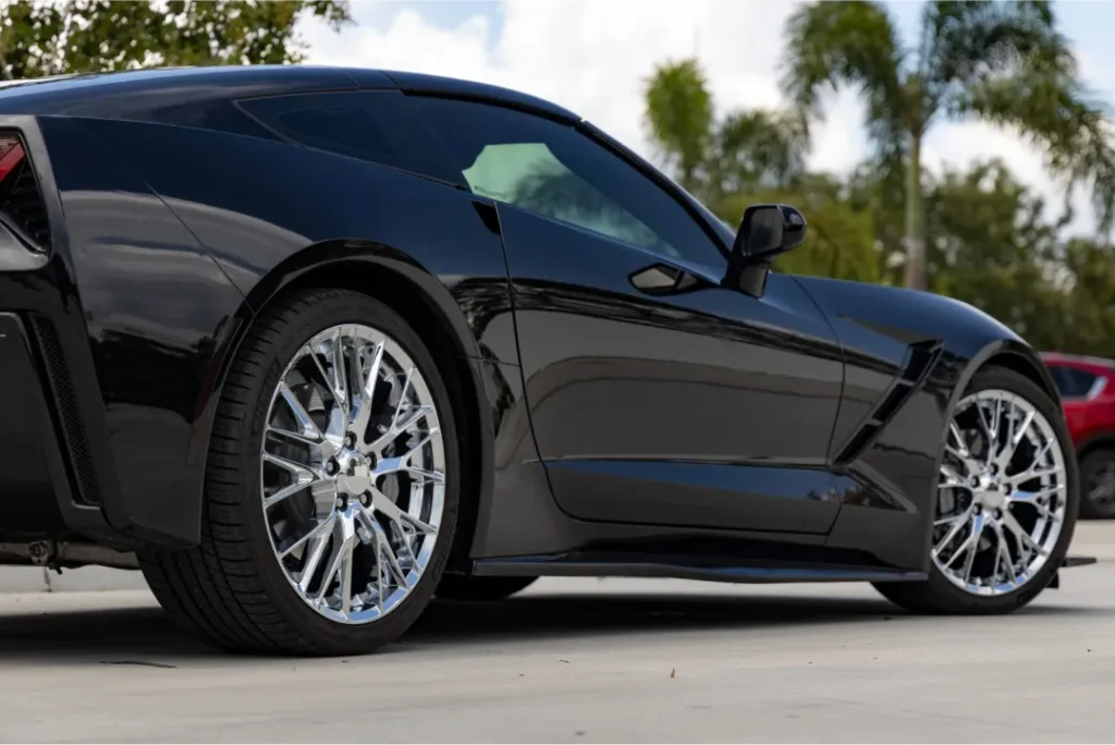 Chevy corvette chrome rims from OE Wheels